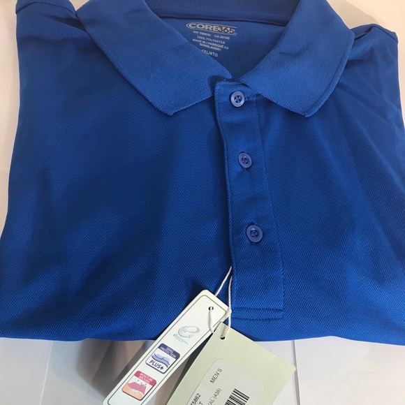 Shirt for men’s tall color true royal size 4XLT - Picture 2 of 8